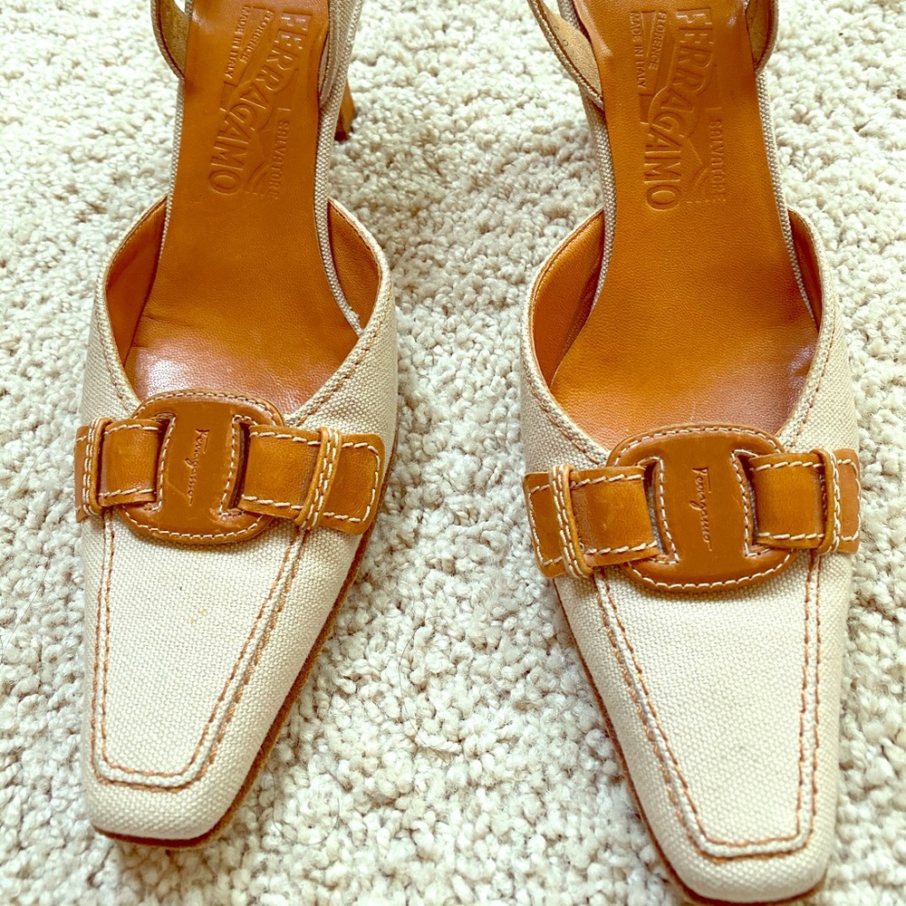 Classic Ferragamo Sling back
